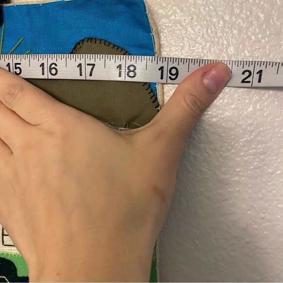 Peruvian Arpillera Textile Folk Art Embroidered Applique 3D Wall tapestry 19x18 - Picture 12 of 13